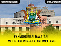 Jawatan Kosong Terkini di Majlis Perbandaran Klang (MP Klang)