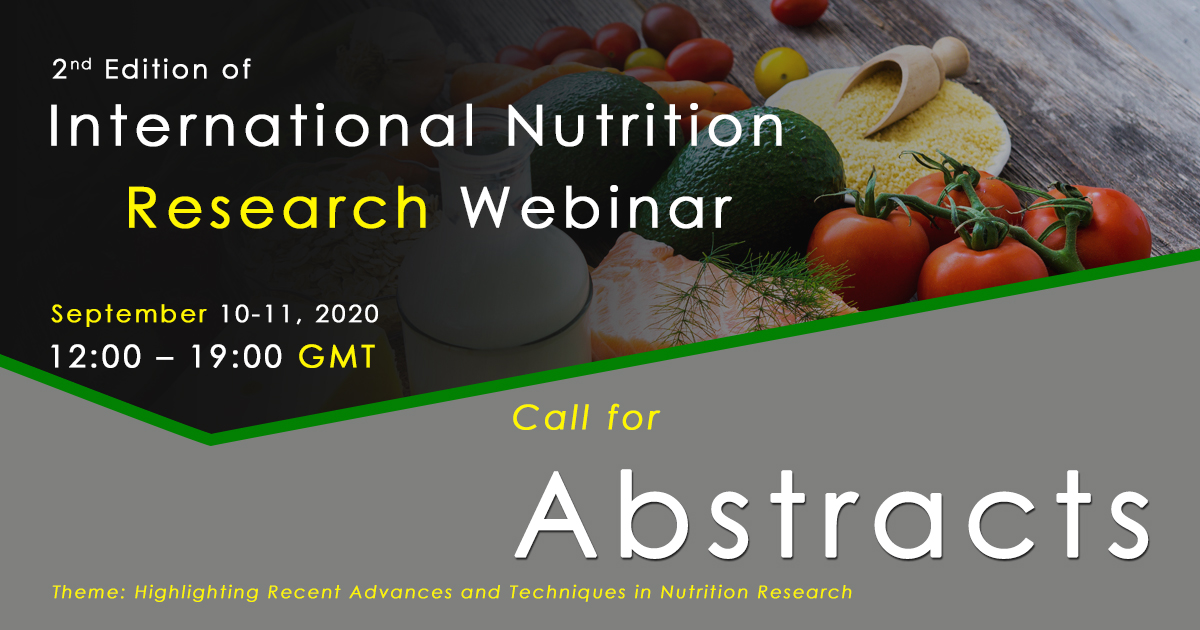 5th Edition of International Nutrition Research Conference