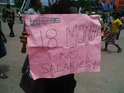 000 Photos: Edo state local government workers stage protest over unpaid salary arrears