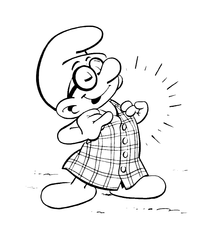 Movie Adaptations Sleepy Smurf Coloring Page Movie Adaptations Sleepy Smurf Coloring Page