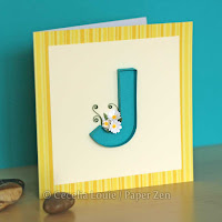 Quilling Letter J Monogram Tutorial Pattern Quilling Letter J Monogram Tutorial Pattern