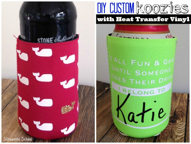 DIY SLIM CAN KOOZIES WITH A CRICUT Handmade Gifts Mad in Crafts