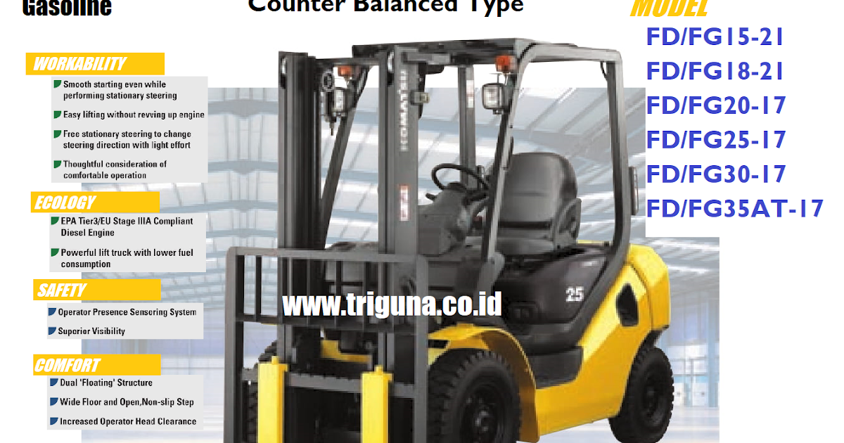 Jual Forklift Komatsu 1.5 , 2, 3, 3.5 ton Call 0877-7646-3445 / 0822