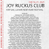 Joy Ruckus Club, Sessions set to showcase 180 artists, 6 days Virtual Lunar New Year Festival on February 16 to 21