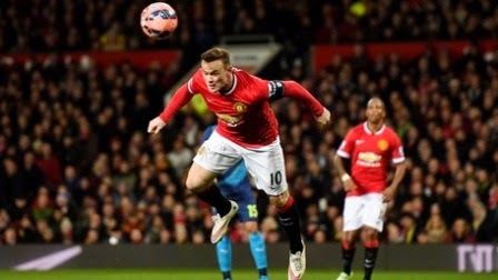 Wayne Rooney Cetak gol ke Gawang Arsenal