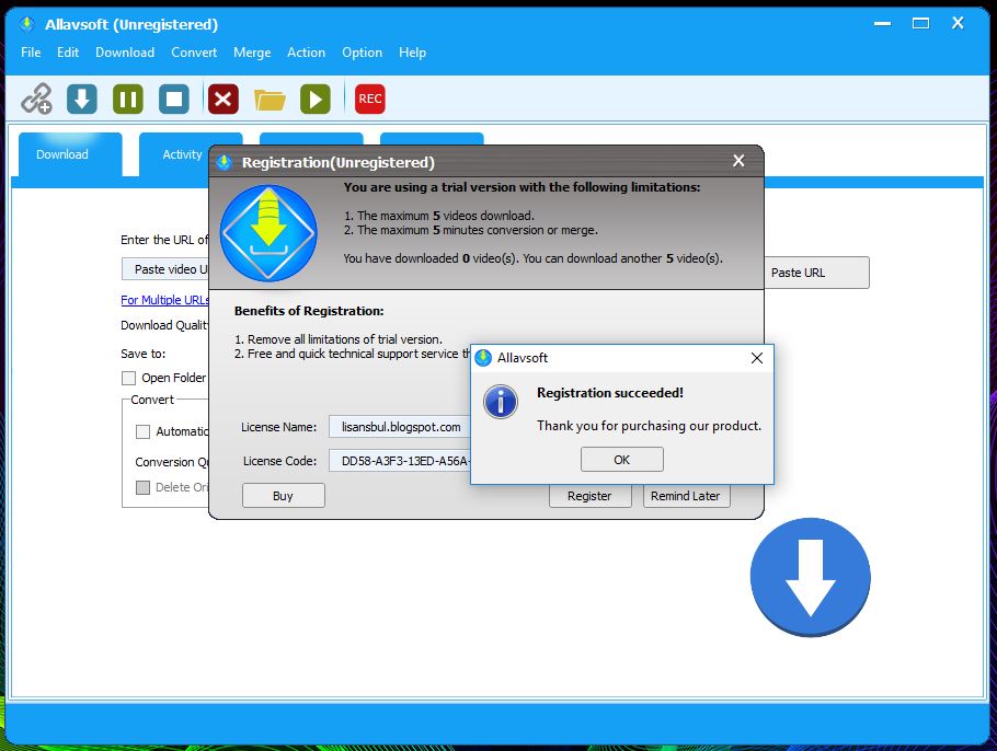 Allavsoft 3.23.0.7621 Lifetime License Giveaway Software Coupon Codes