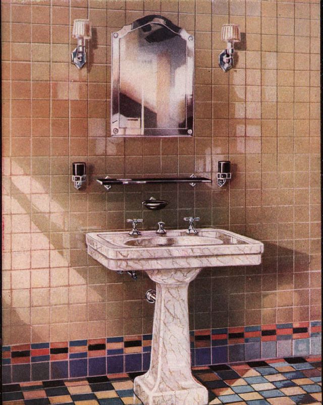 These Vintage Pictures Show What Bathrooms Looked Like in the 1920s - 50