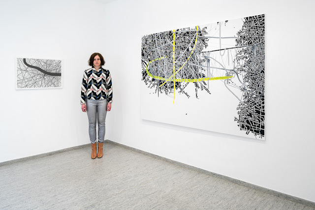 Einzelausstellung, Galerie, Karten und Gebiete, Jaworska Renata, Kunstakademie Düsseldorf 