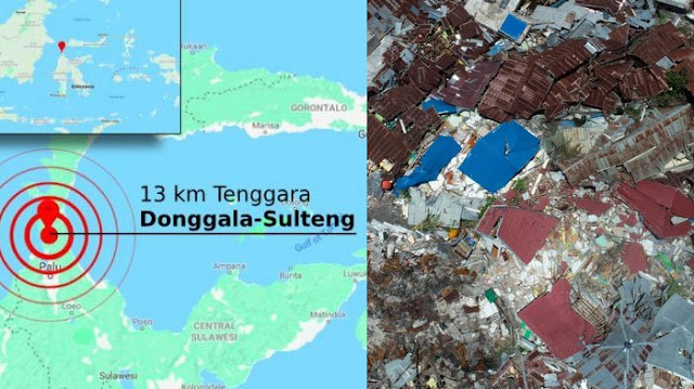 Bukti Kedahsyatan Gempa dan Tsunami Kota Palu! Begini Kondisinya Dilihat dari Satelit