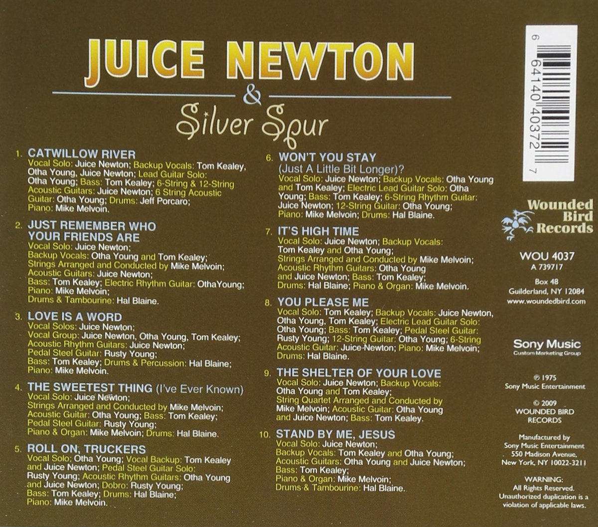Classic Rock Covers Database Juice Newton Juice Newton & Silver Spur