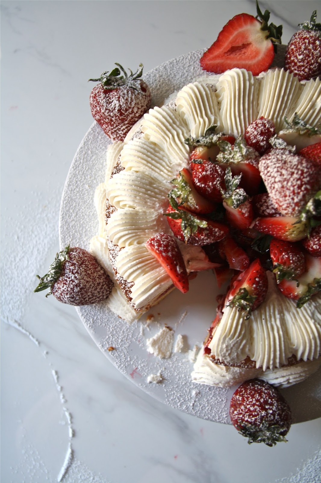 salted sugared spiced™ Strawberry Jam Sponge Cake