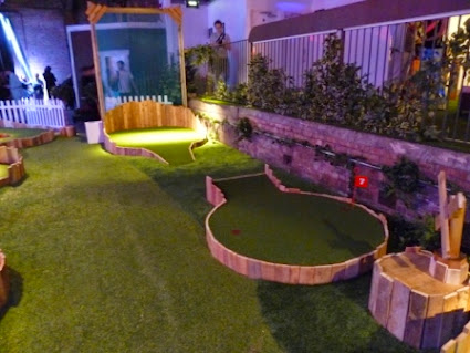 The 7th hole at Swingers Crazy Golf Swingers Crazy Golf in Shoreditch, London