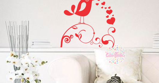 VINILO DECORATIVO PARED AMOR 3 - W122 | CDM Vinilos Decorativos para
