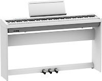 Roland FP-30X cabinet in white