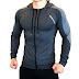 Man Weight Loss Suit Workout Shirt Body Shaper Fitness Jacket Gym Top Clothes Shapewear Long Sleeve Unisex