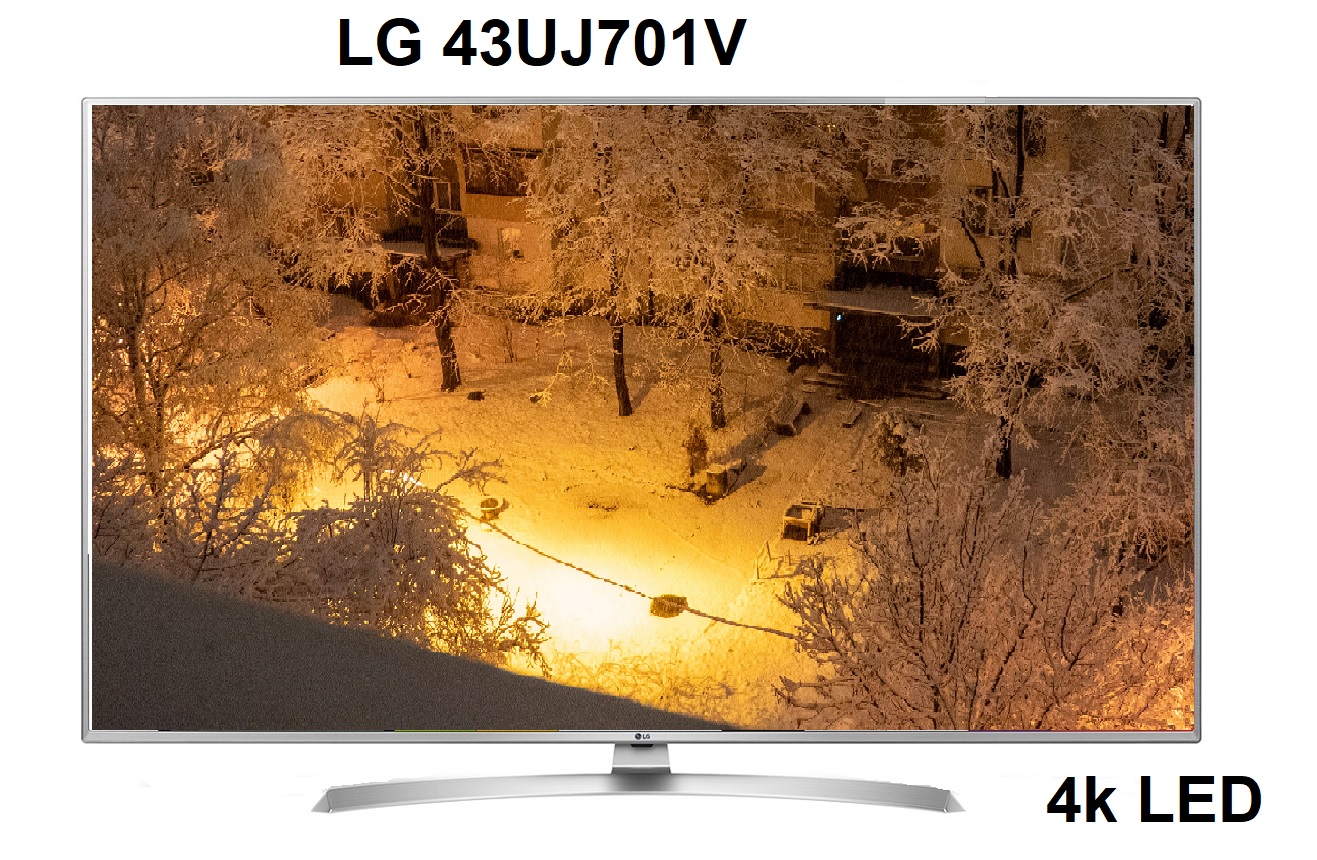Fjord fjendtlighed hensigt LG 43UJ701V 43 inch 4K Ultra HDR LED TV