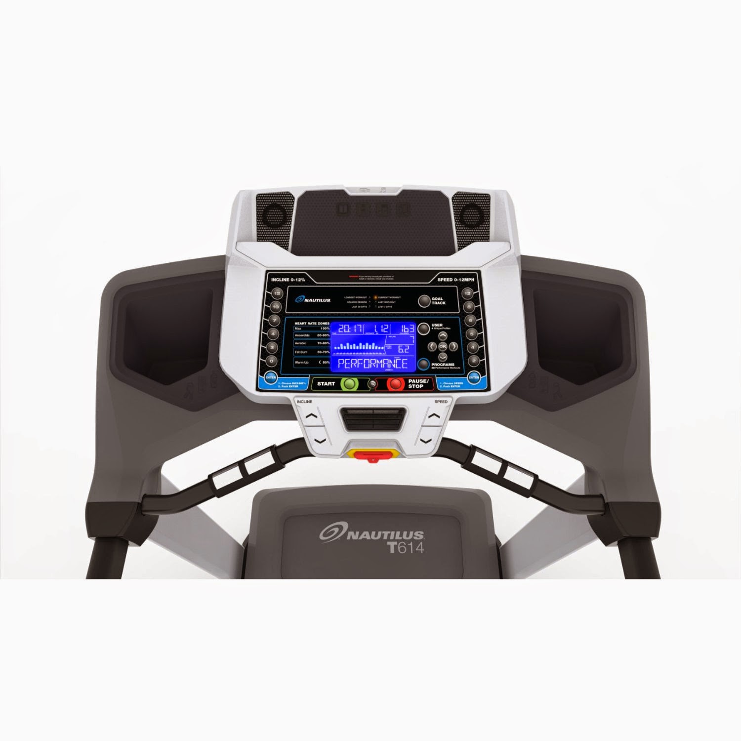 Nautilus T614 Console with blue backlit  large LCD display (single window)
