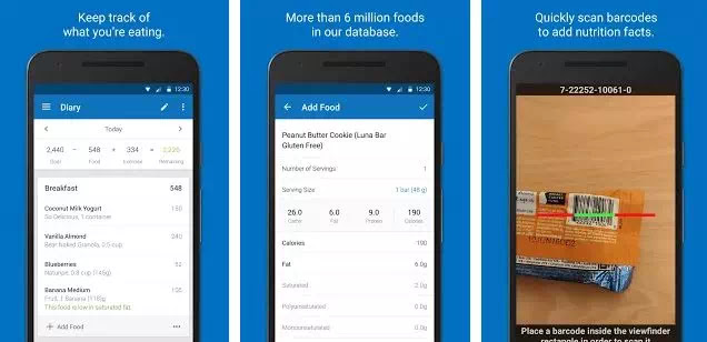 Aplikasi penghitung kalori makanan iphone
