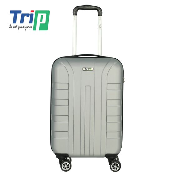 VALI NHỰA P12 SIZE 20 INCH MÀU BẠC – TRIP