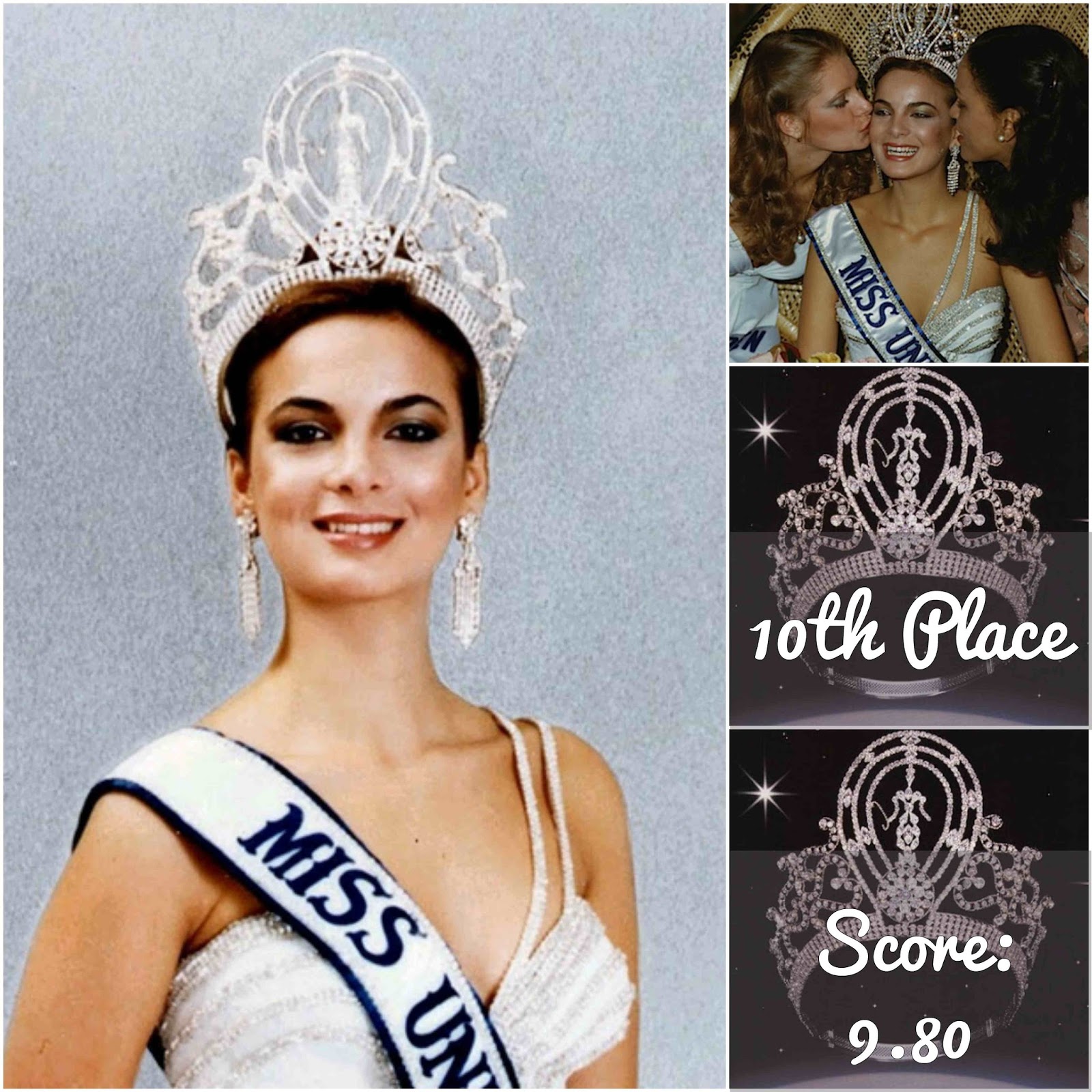 Most Beautiful Miss Universe 1952 2016 10th Place To 9th Place