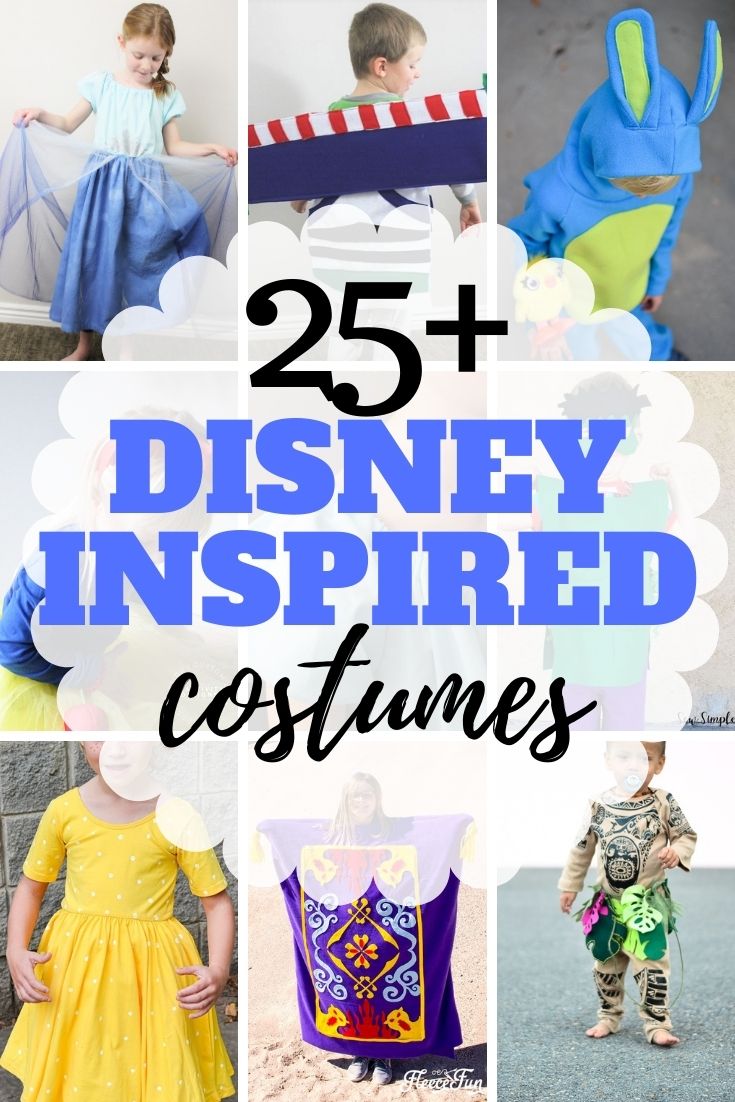 Easy DIY Disney Costumes to Sew Sew Simple Home