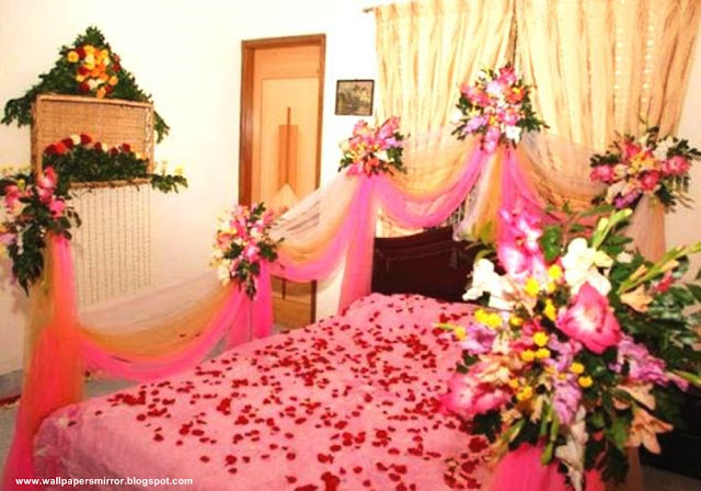 how to decorate the room beautiful for first wedding night