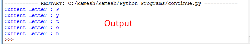 PYTHON BASICS - RAMESH'S BLOG