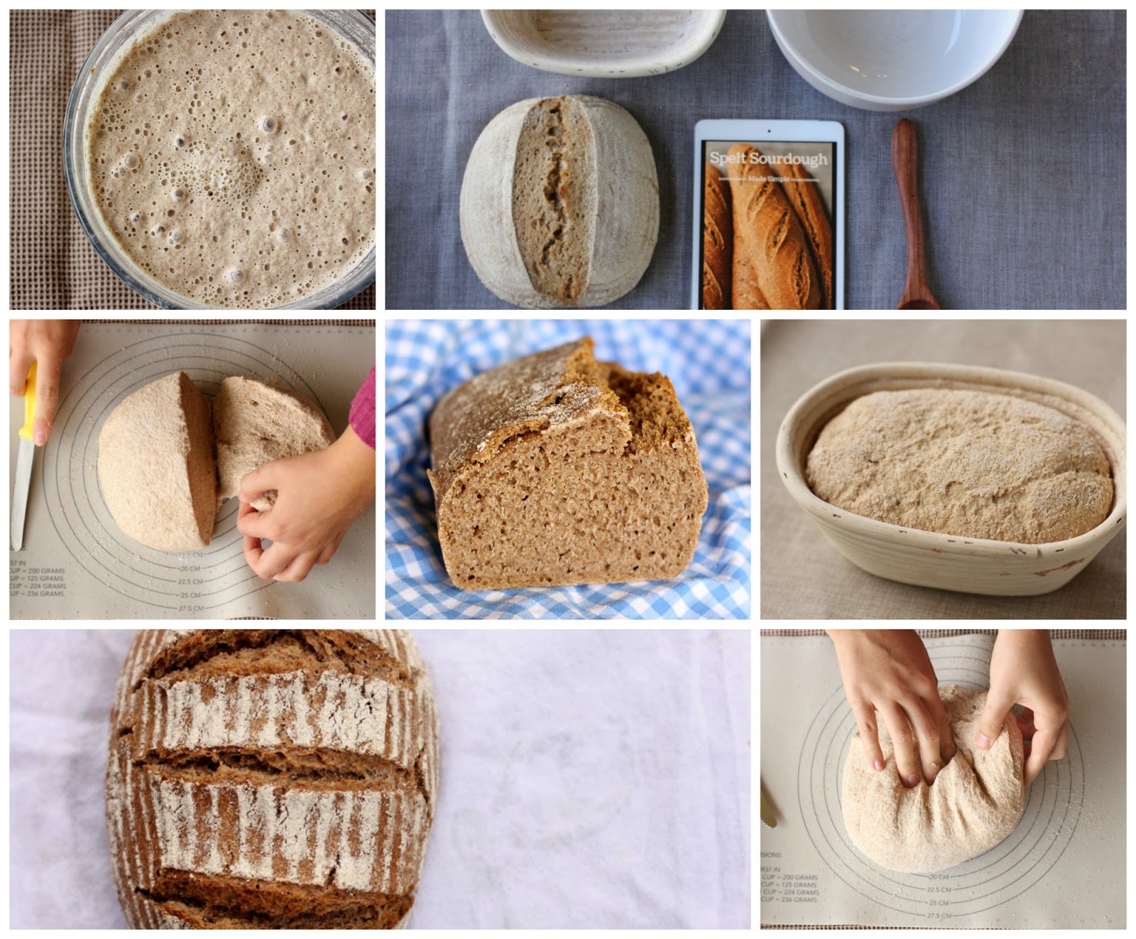 Recipe 100 Spelt Sourdough Bread + Photo Tutorial / Say Little Hen