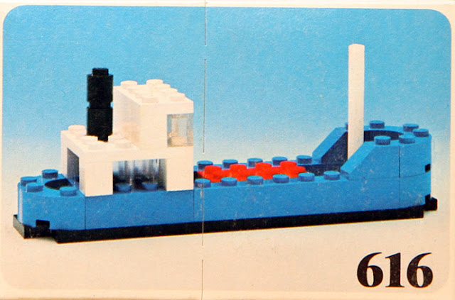 Set LEGO 616 cargo ship