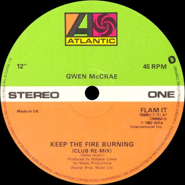 80sMusicReMixes Keep The Fire Burning Remix) Gwen McCrae