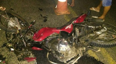 Quatro pessoas morrem em acidente com duas motos em Alto do Rodrigues/RN.