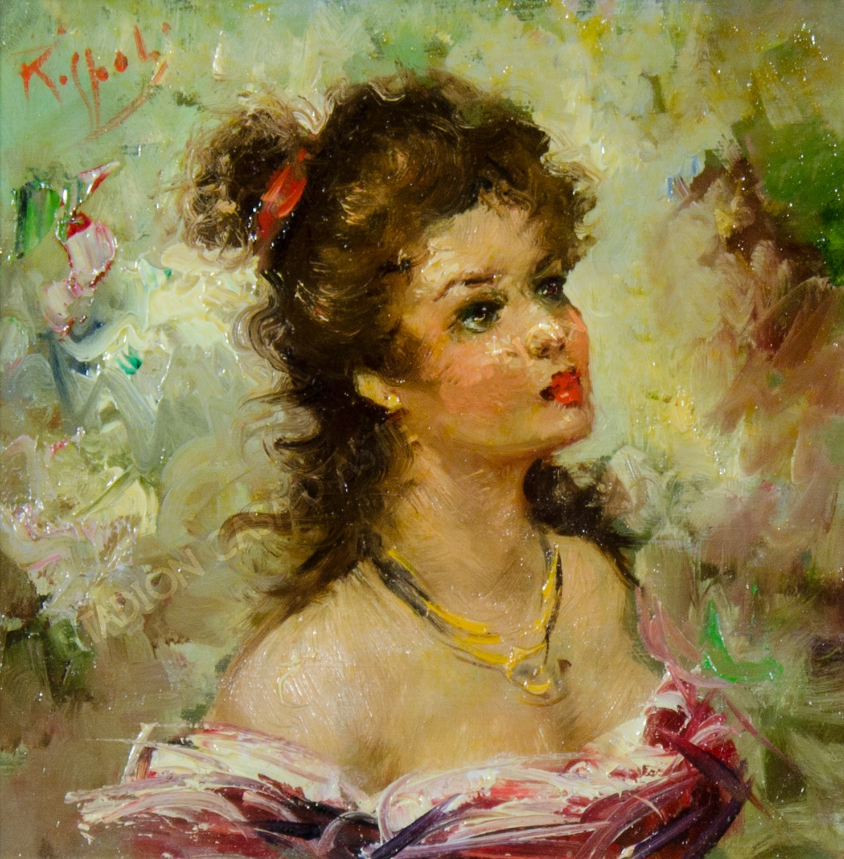 Franco Rispoli (Italian, 19211989) Genre painter Tutt'Art