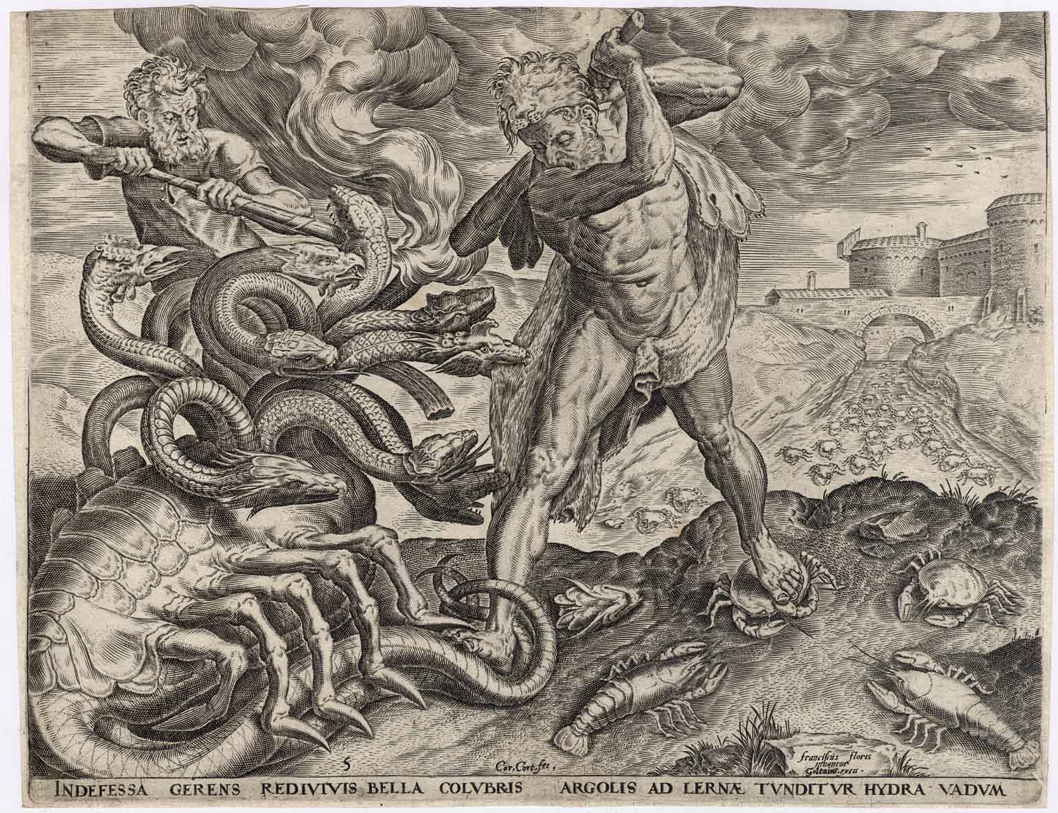 Prints And Principles Cornelis Cort S Engraving Hercules