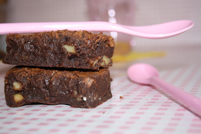  Brownies de chocolate negro 