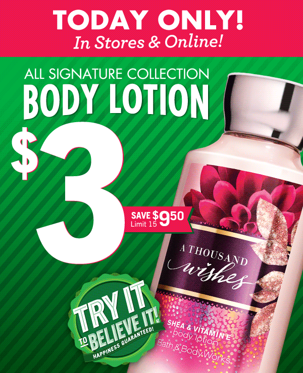Life Inside the Page Bath & Body Works Today's Email November 14