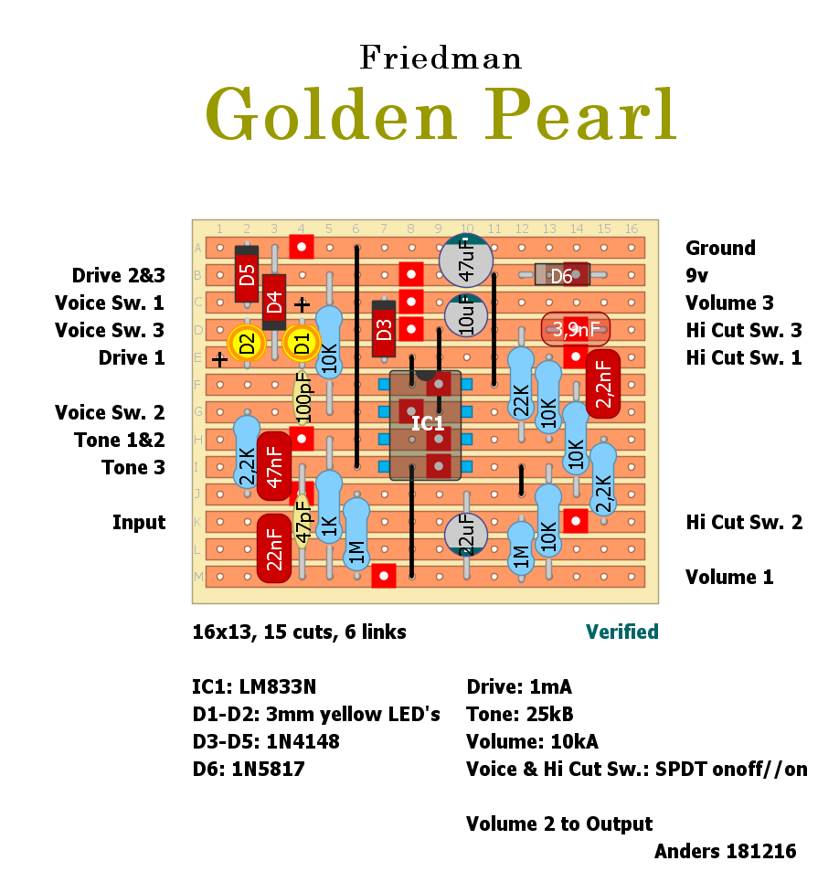 Friedman Golden Pearl Schematic