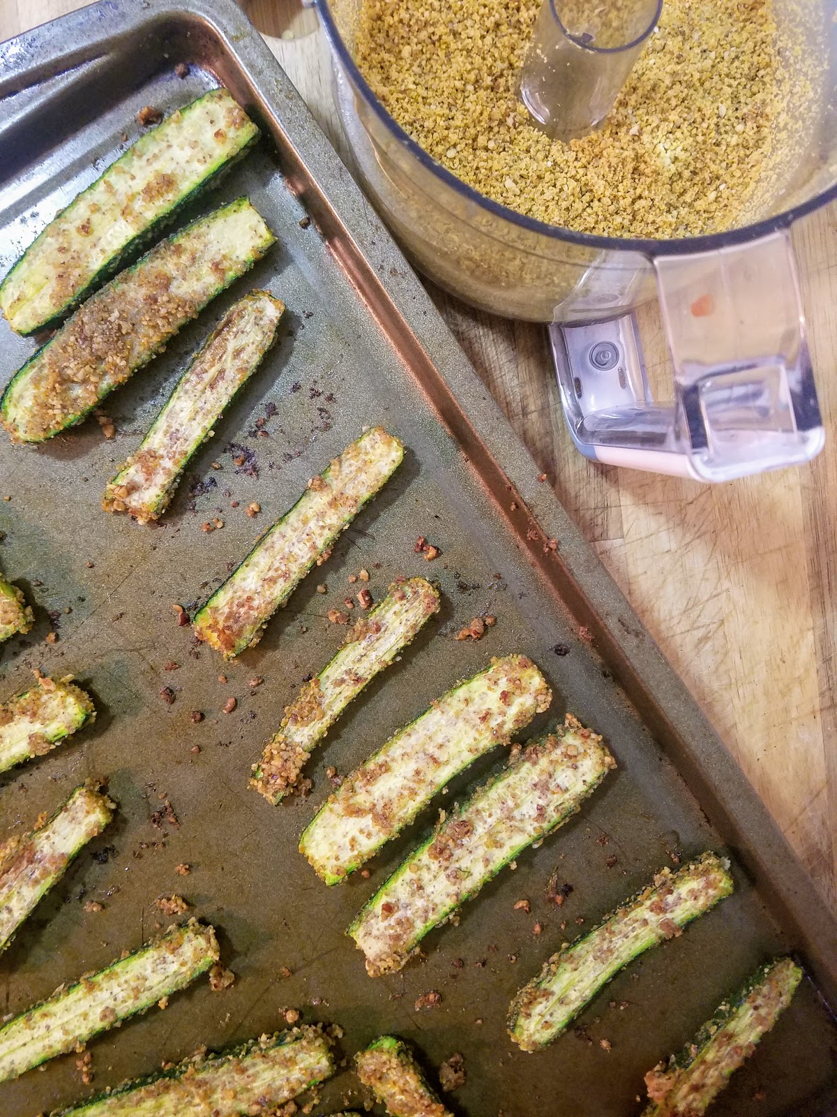 Parmesan Roasted Baby Zucchini