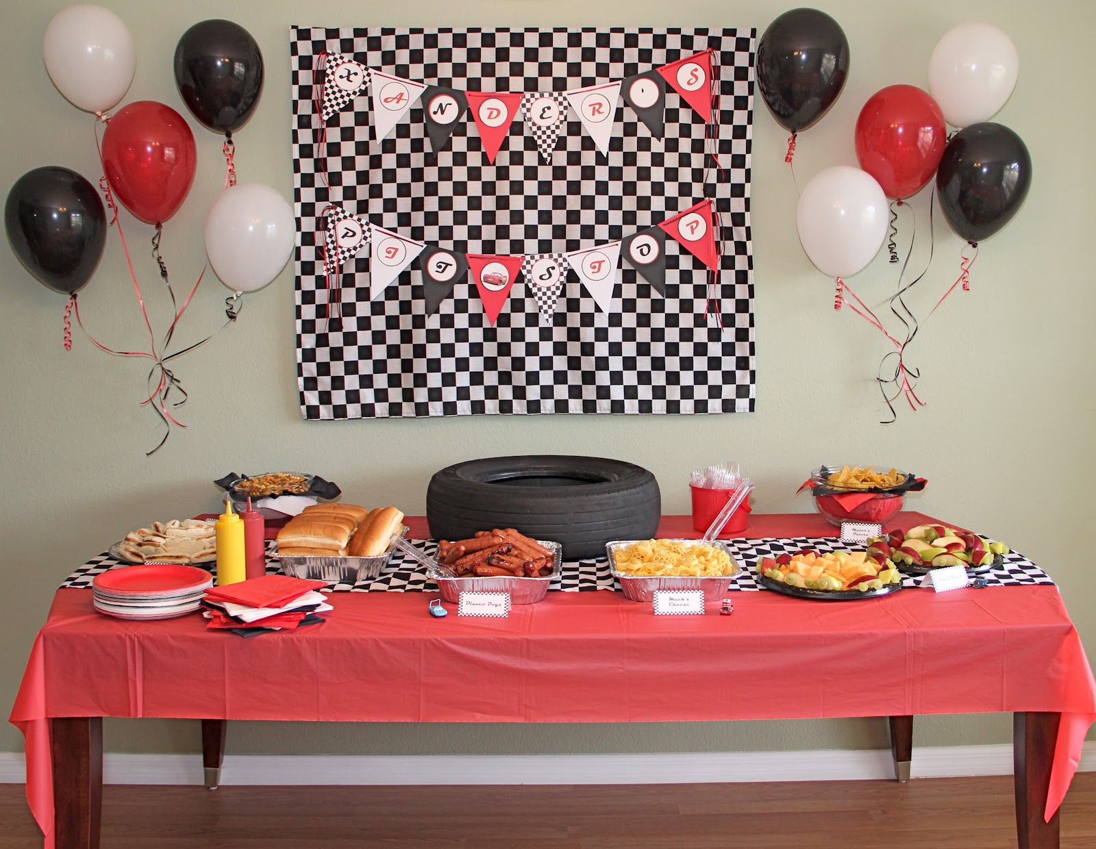 52 Week Pinterest Challenge: Cars themed Decorations