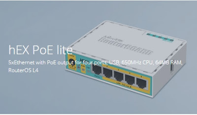 4. hEX POE lite (RB750UPr2)