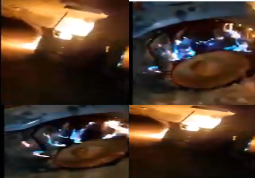 Video: Sicarios del CJNG capturan a algunos Viagras, hacen correr a otros y queman la maquina que utilizan para cortar caminos