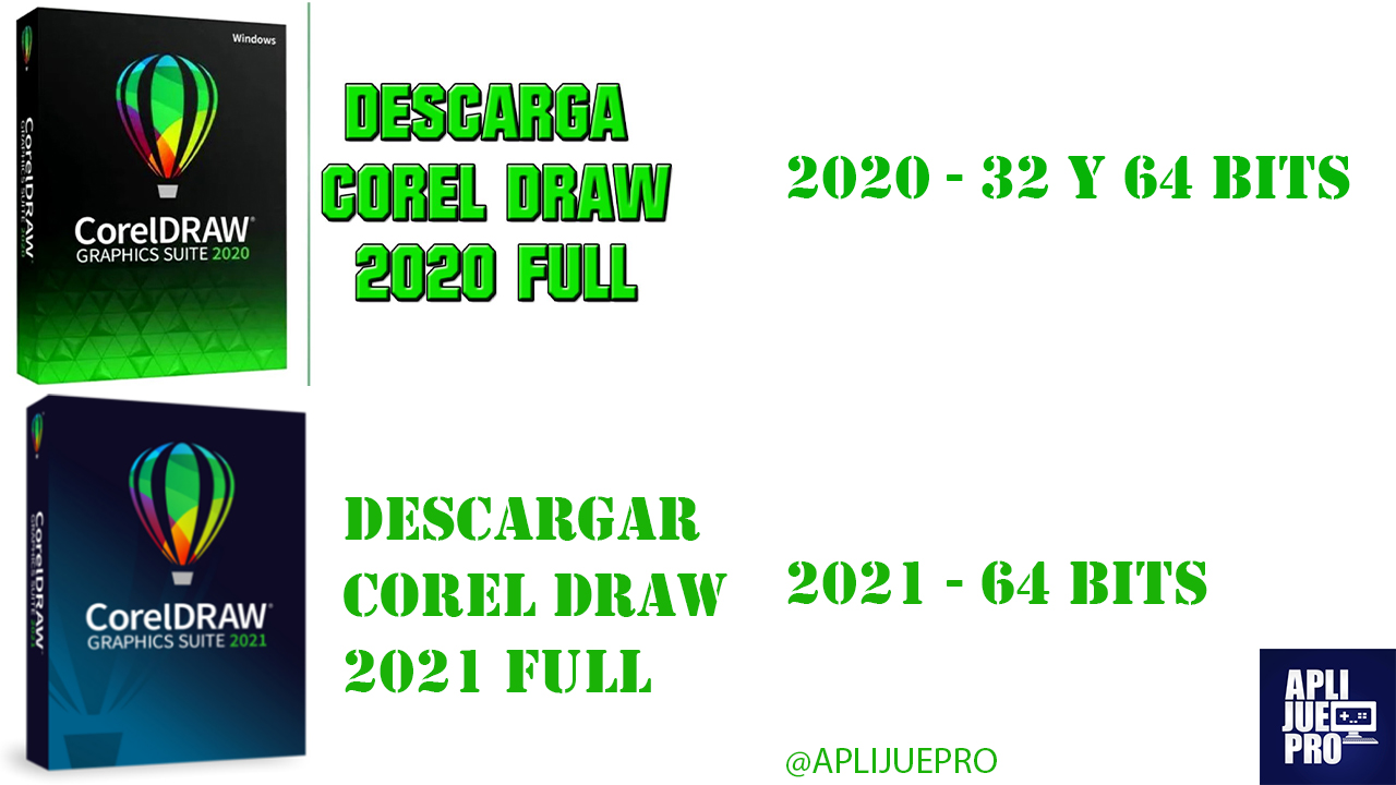 Corel Draw full 2020 y 2021 Windows APLIJUEPRO