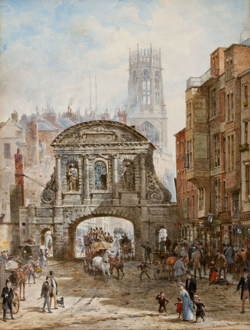 Louise Rayner 1832-1924 - British Cityscapes Watercolor painter