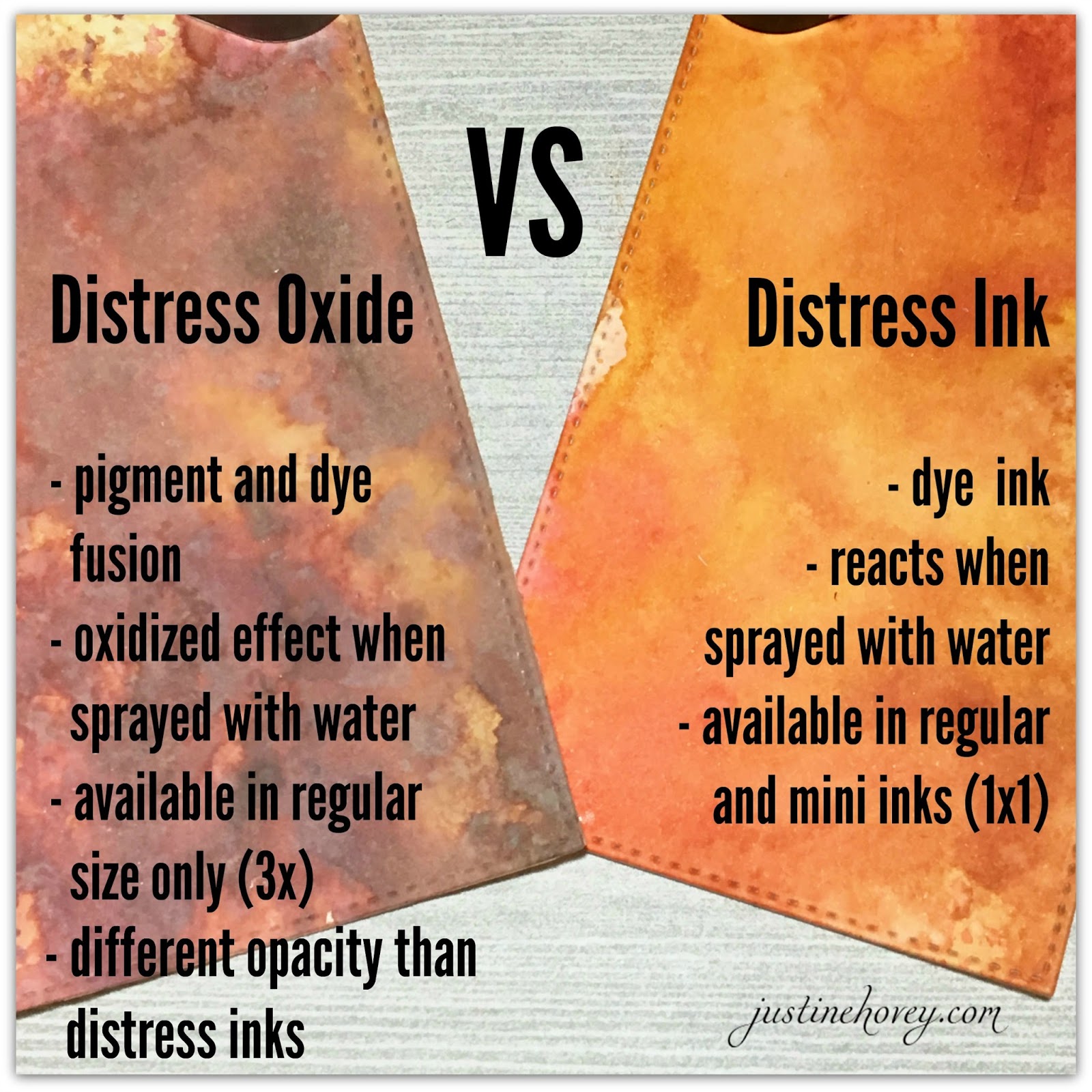 Distress Inks vs. Distress Oxide A SidebySide Comparison — JUSTINE HOVEY