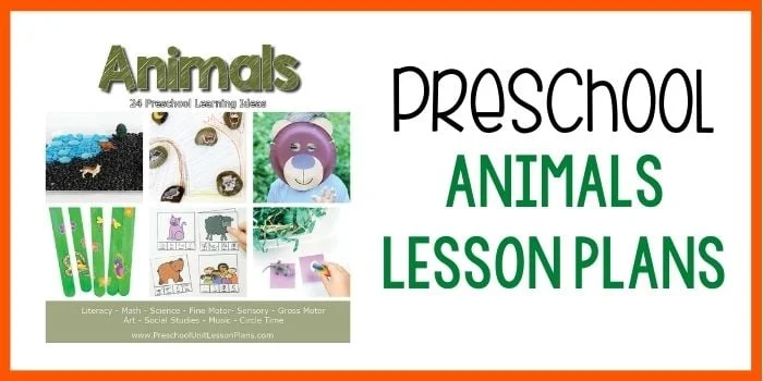 Animals Preschool Lesson Plans