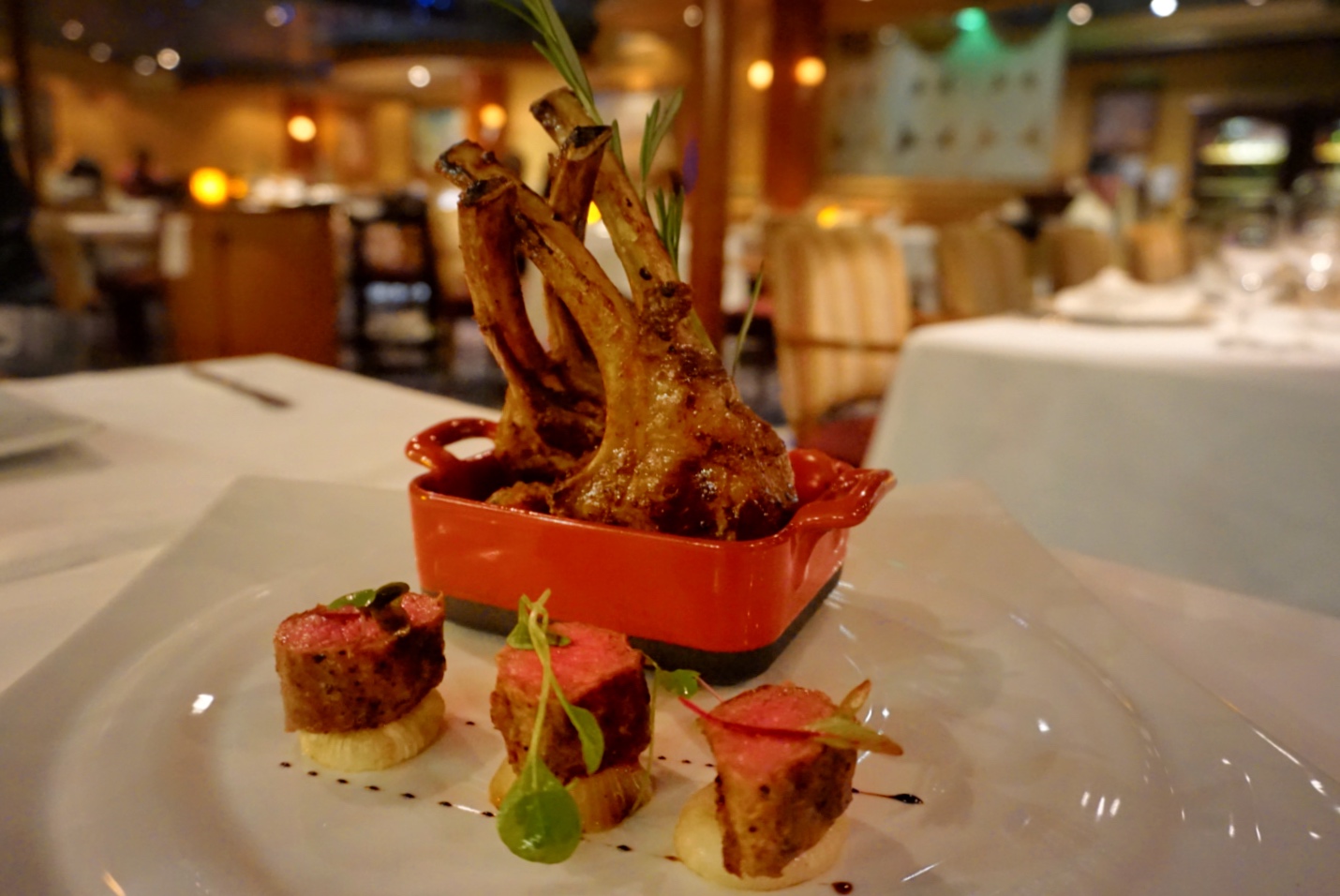 Carnival Steakhouse on Carnival Conquest, Sneak Peek of Carnivals new