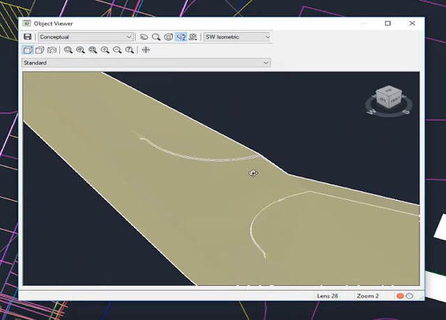 Manual intersection in corridor in Autodesk Civil 3D