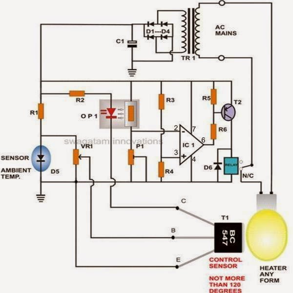 How to Build a Simple Egg Incubator Thermostat Circuit ... sa 200 pc board wiring 