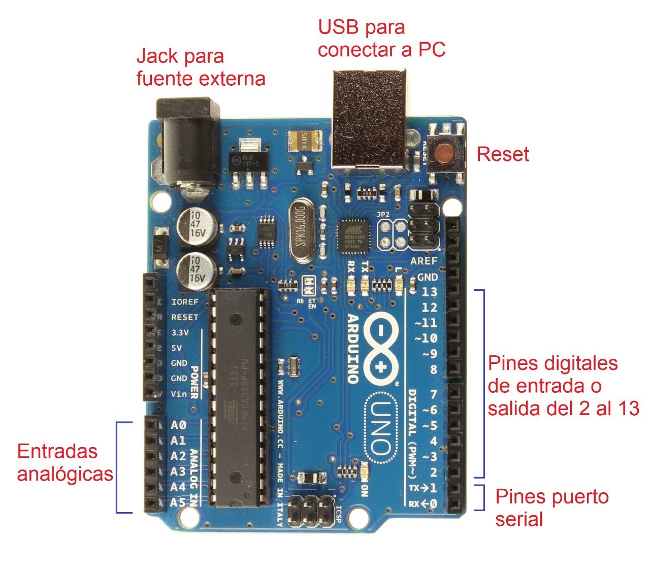 arduino pines