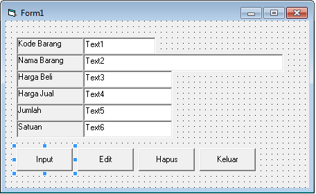 Commond Buttom di Visual Basic 6.0, Tutorial Penggunaan Command Button pada Visual Basic 6.0. CommandButton, Penggunaan Command Button atau Tombol