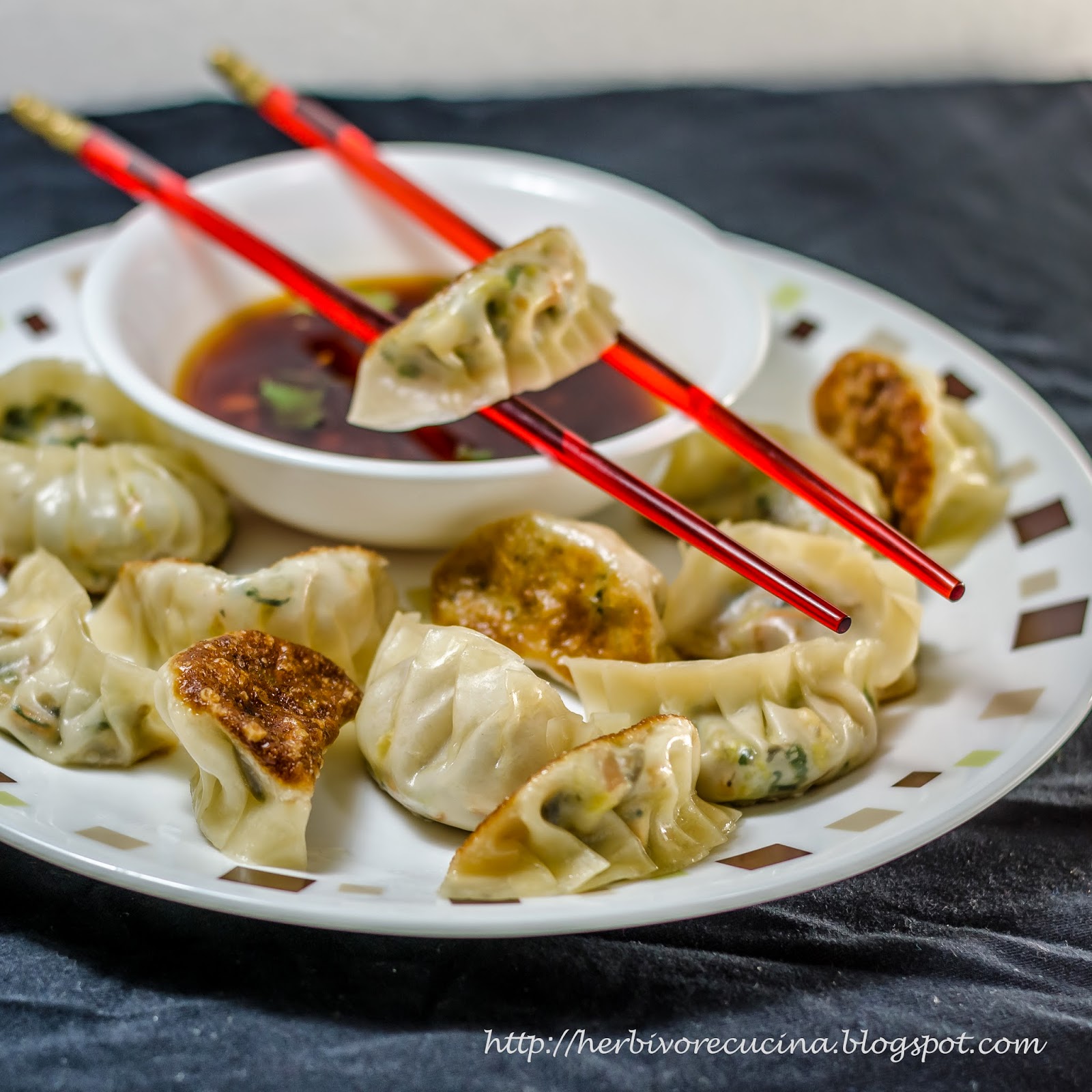 Herbivore Cucina Pan Fried Vegetable Dumplings